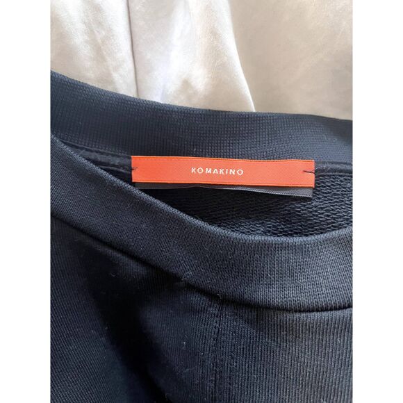 Mens Komakino Design Streetwear Sweater Pullover Short Sleeve Hypebeast Oversize - Picture 6 of 10